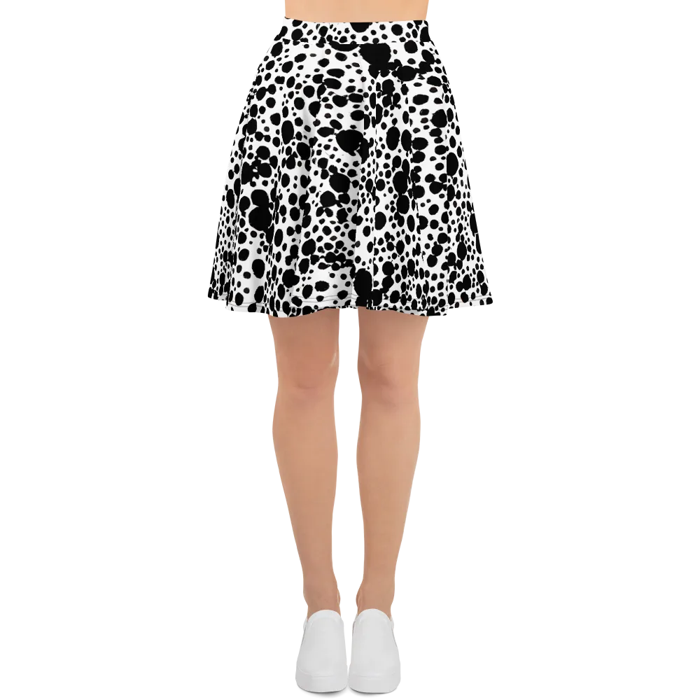 Dappled Shadow Dance on Skater Skirt — Front