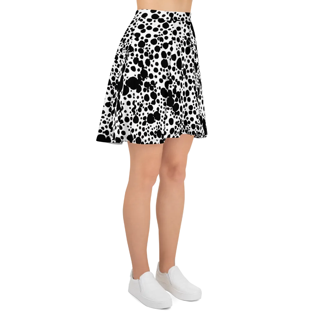 Dappled Shadow Dance on Skater Skirt — Right