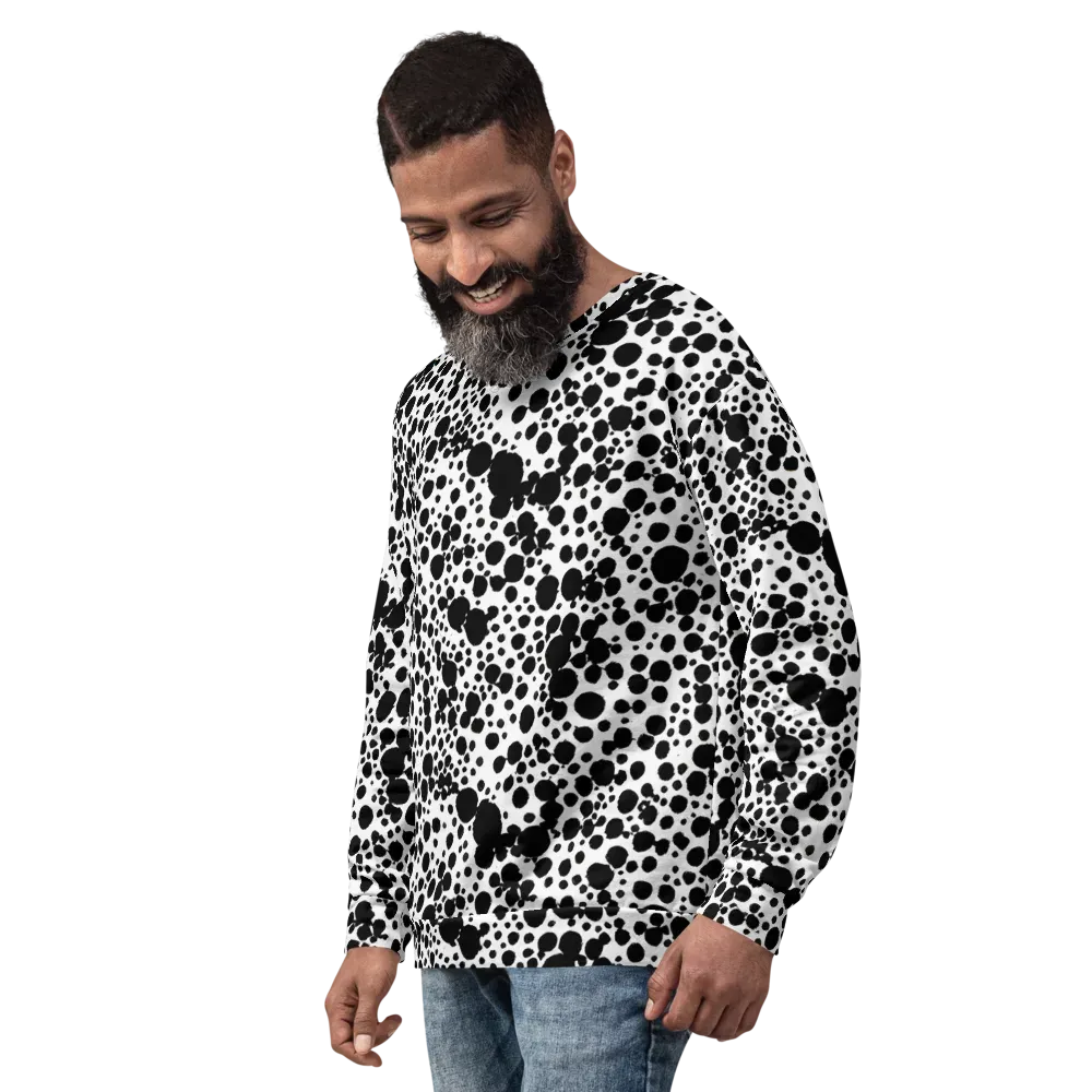 Dappled Shadow Dance on Sweatshirt — Left Front