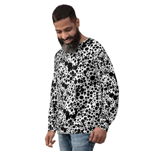 Dappled Shadow Dance on a Sweatshirt