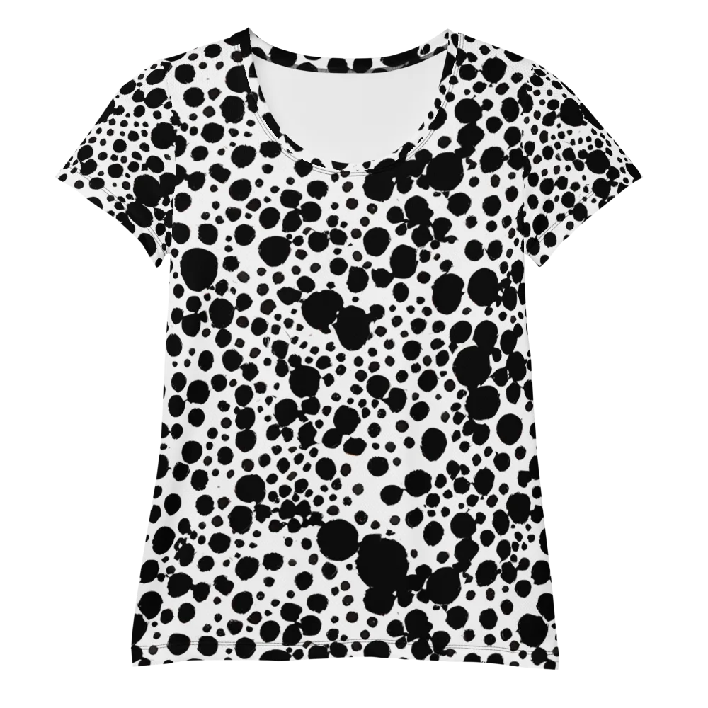 Dappled Shadow Dance on Women's Athletic T-Shirt — Front