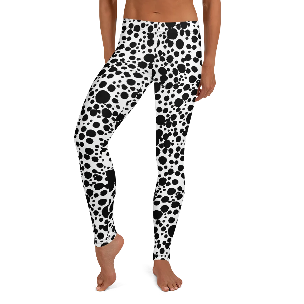 Dappled Shadow Dance on Leggings — Front