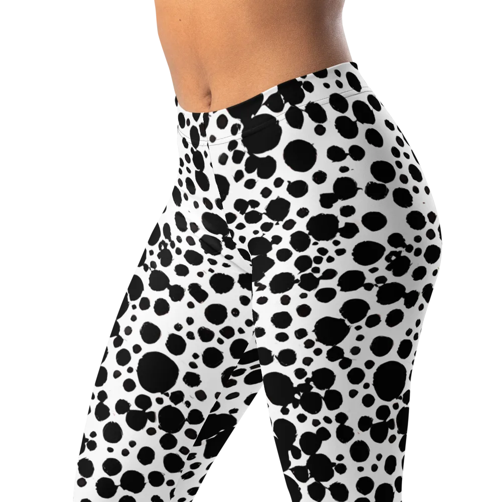 Dappled Shadow Dance on Leggings — Left Front