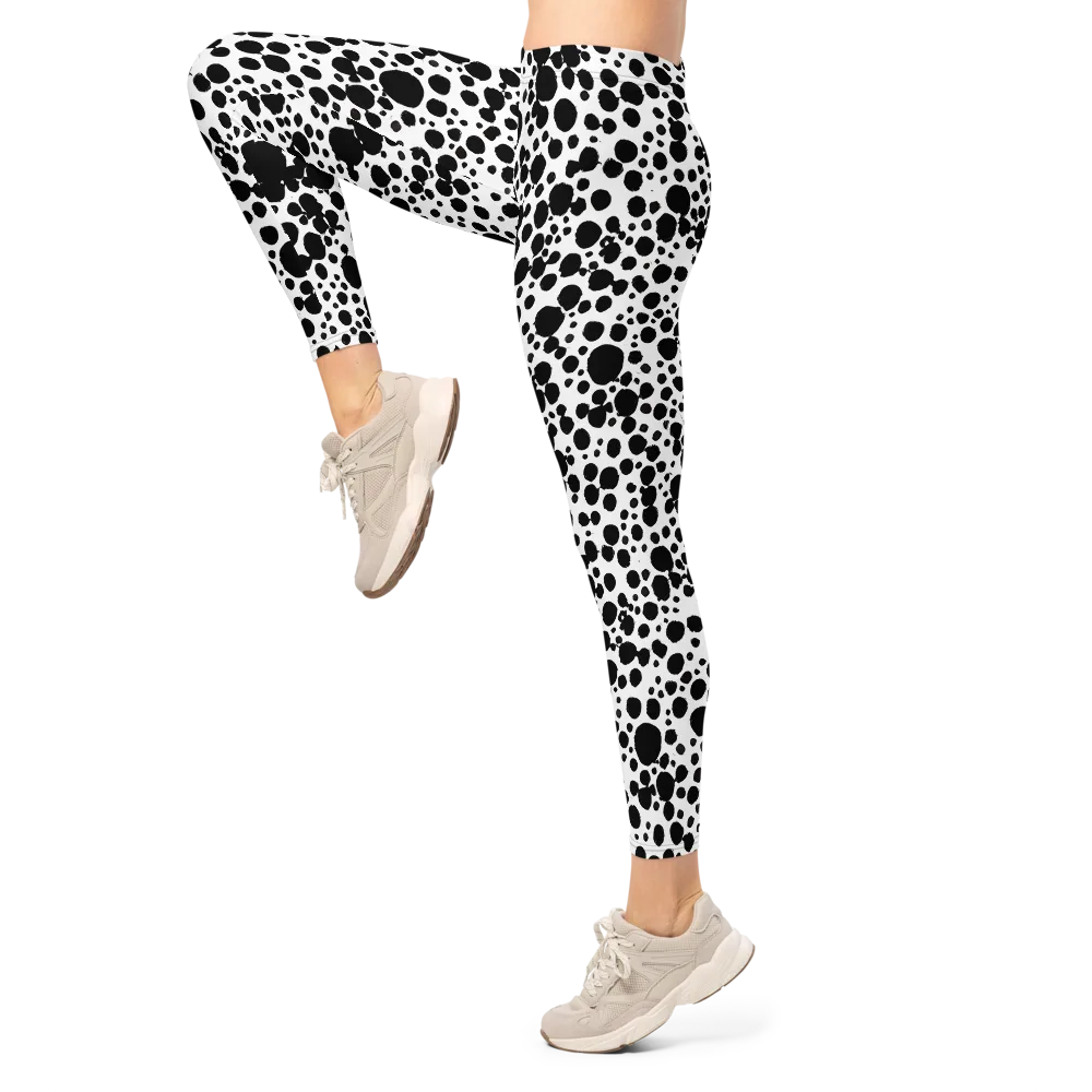 Dappled Shadow Dance on Leggings — Left