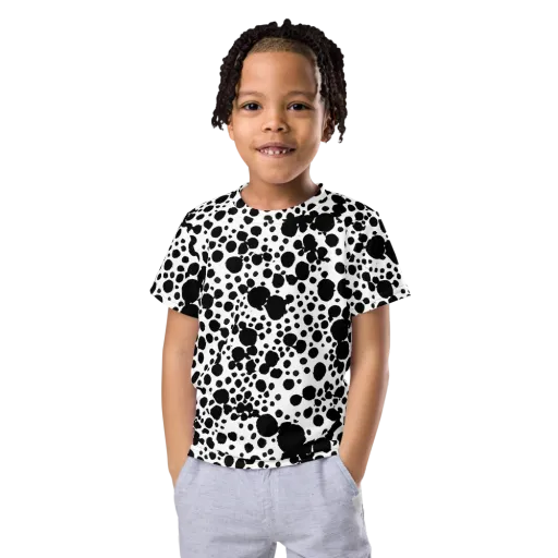 Dappled Shadow Dance on a Kids Crew Neck T-Shirt