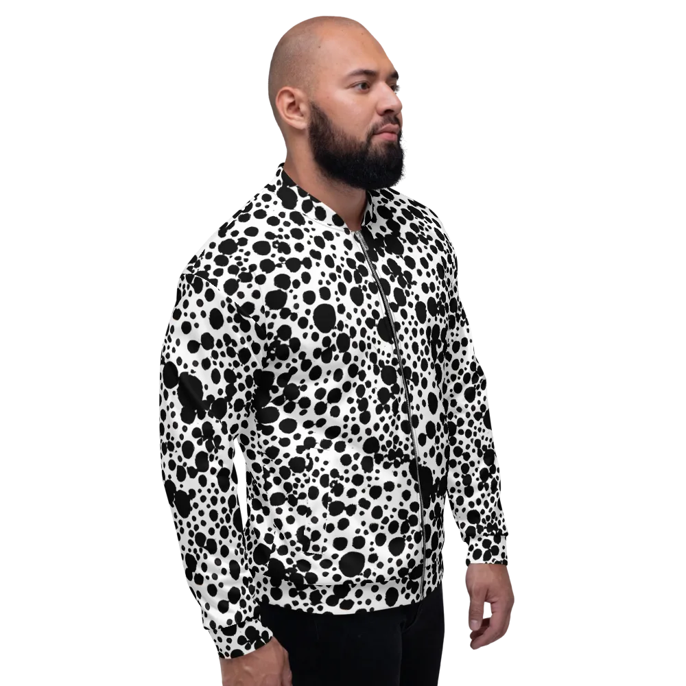 Dappled Shadow Dance on Bomber Jacket — Right