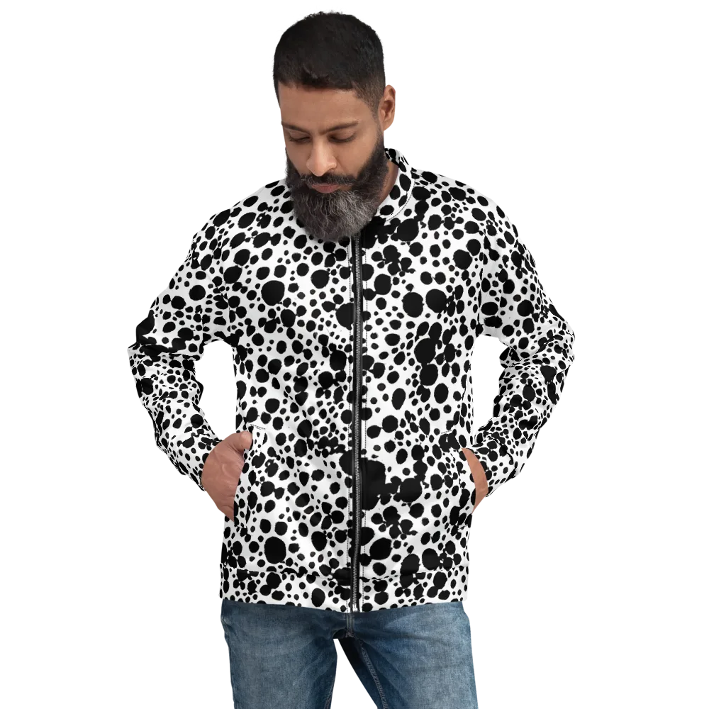 Dappled Shadow Dance on Bomber Jacket — Front