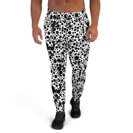 Dappled Shadow Dance on a Men's Joggers