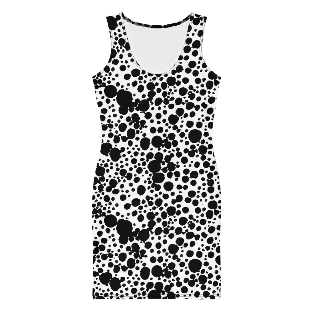 Dappled Shadow Dance on Bodycon Dress — Front