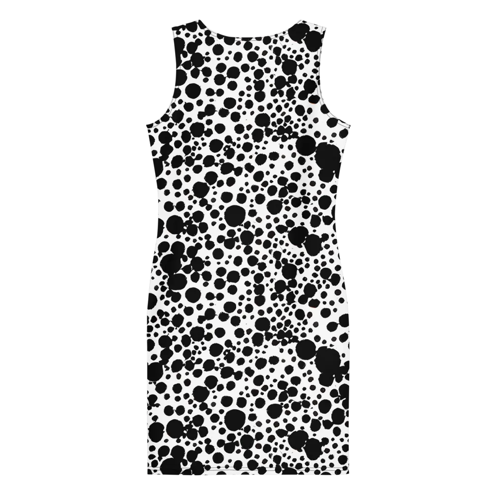 Dappled Shadow Dance on Bodycon Dress — Back
