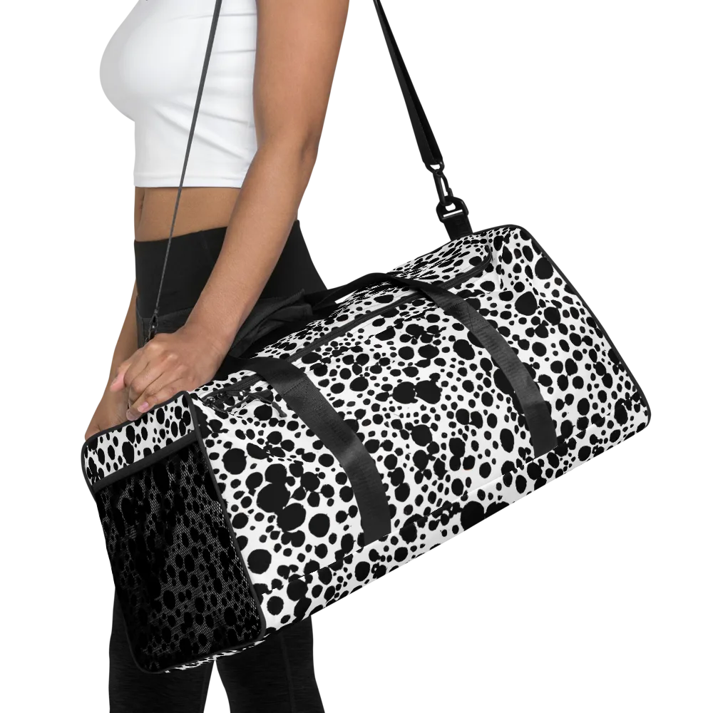 Dappled Shadow Dance on Duffle Bag — Front