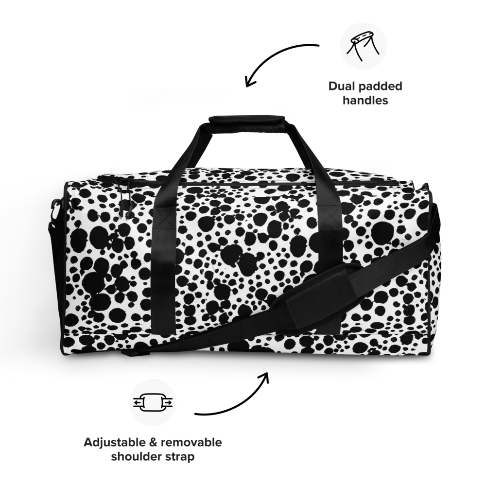 Dappled Shadow Dance on Duffle Bag — Front
