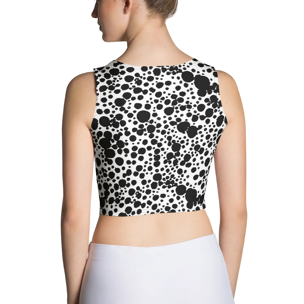 Dappled Shadow Dance on Crop Top — Back