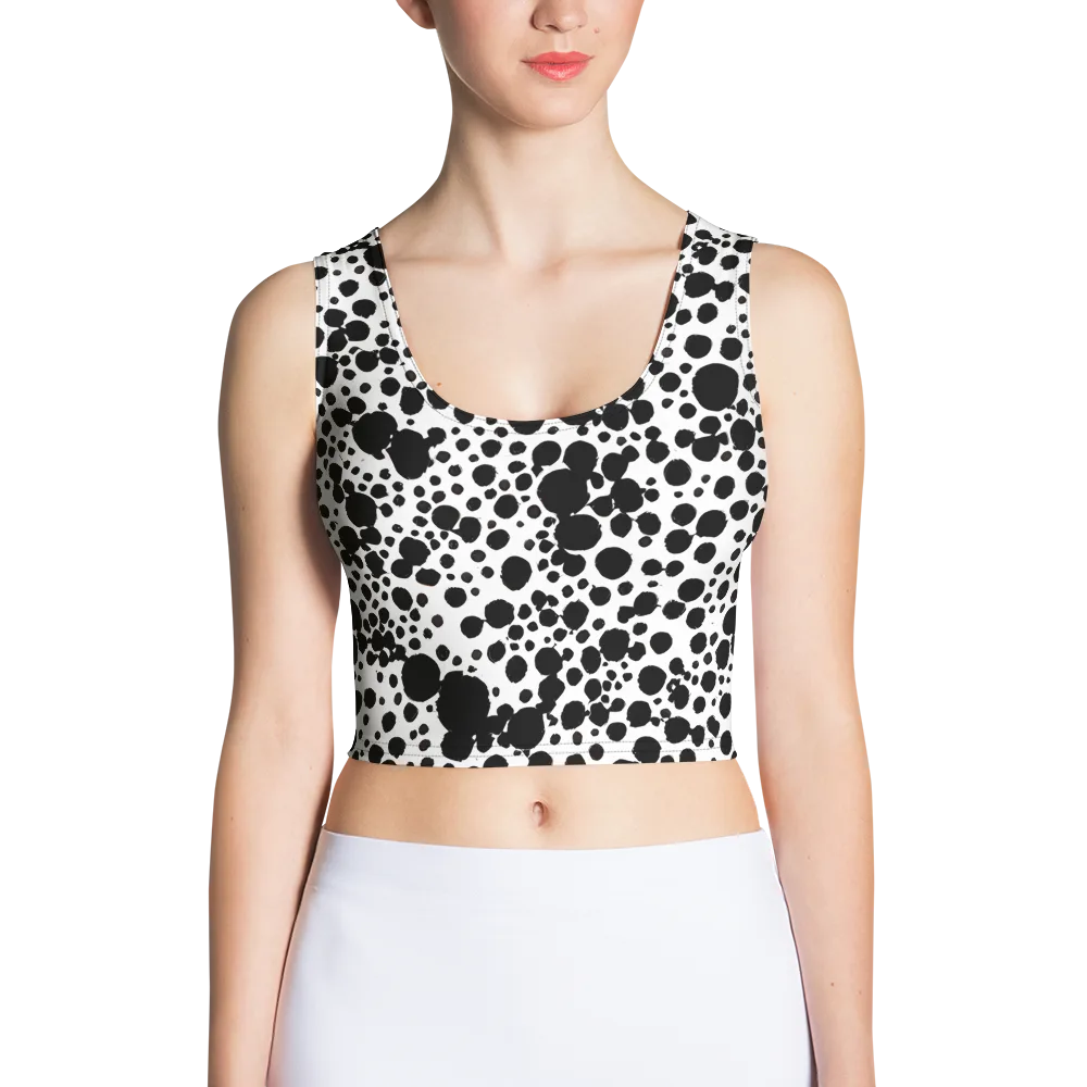 Dappled Shadow Dance on Crop Top — Front