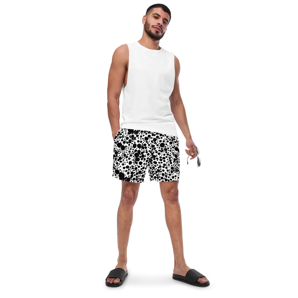 Dappled Shadow Dance on Swim Trunks — Front