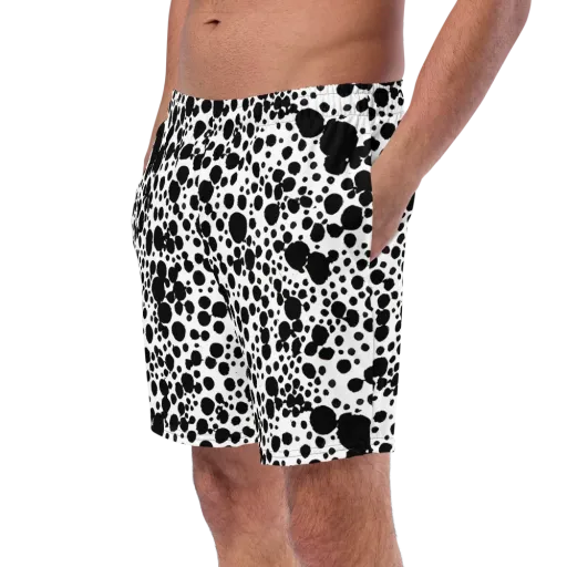 Dappled Shadow Dance on a Swim Trunks