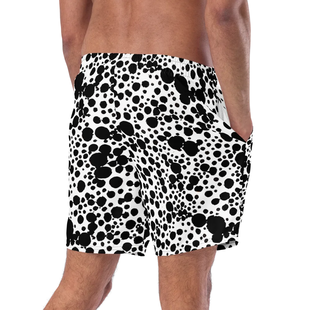 Dappled Shadow Dance on Swim Trunks — Right Back
