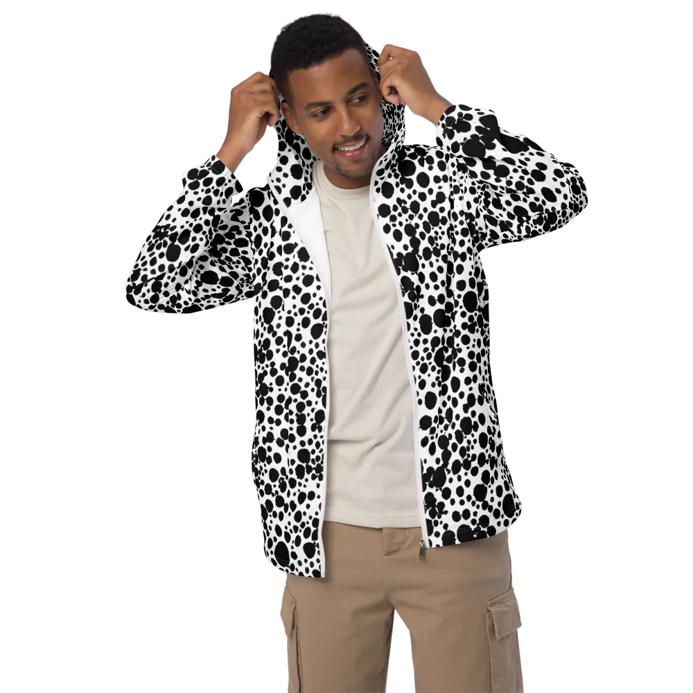 Dappled Shadow Dance on Men's Windbreaker — Front