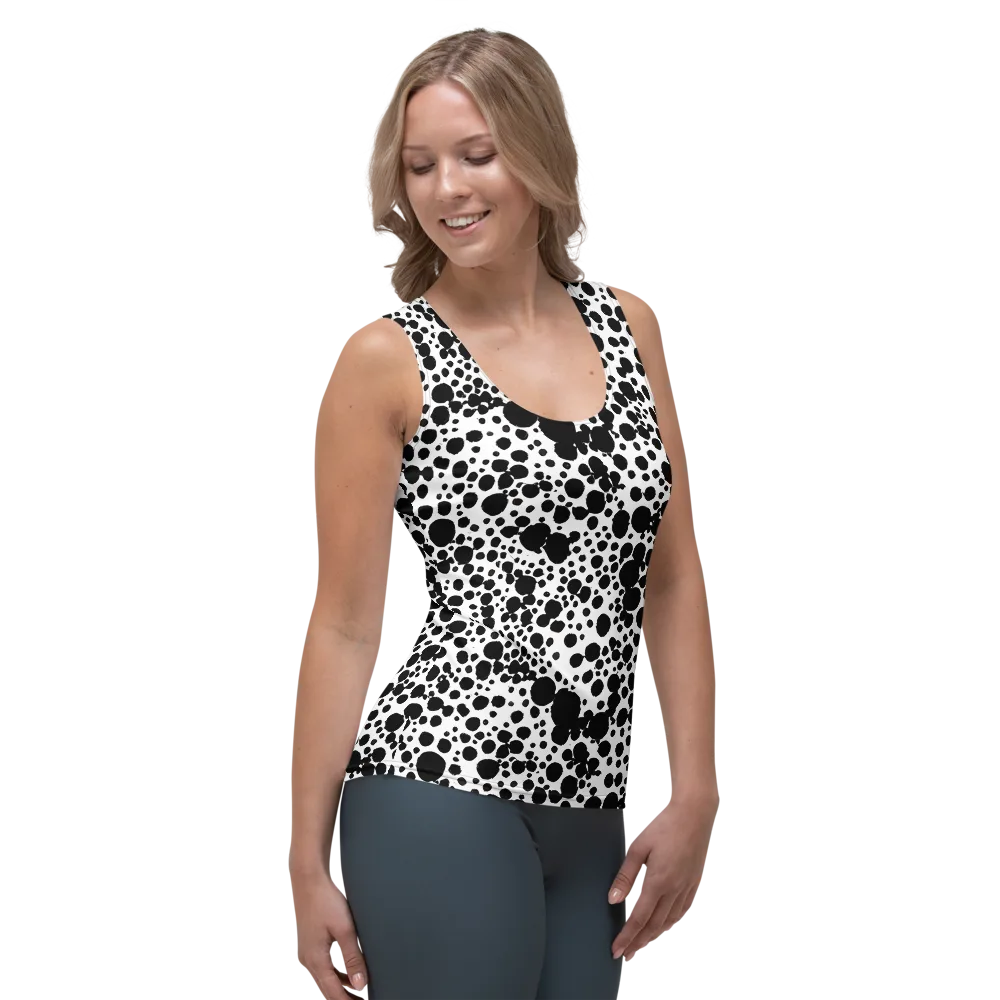 Dappled Shadow Dance on Women's Tank Top — Right Front