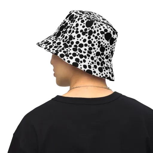 Dappled Shadow Dance on a Reversible Bucket Hat