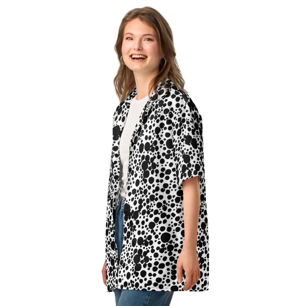 Dappled Shadow Dance on Button Shirt — Left Front