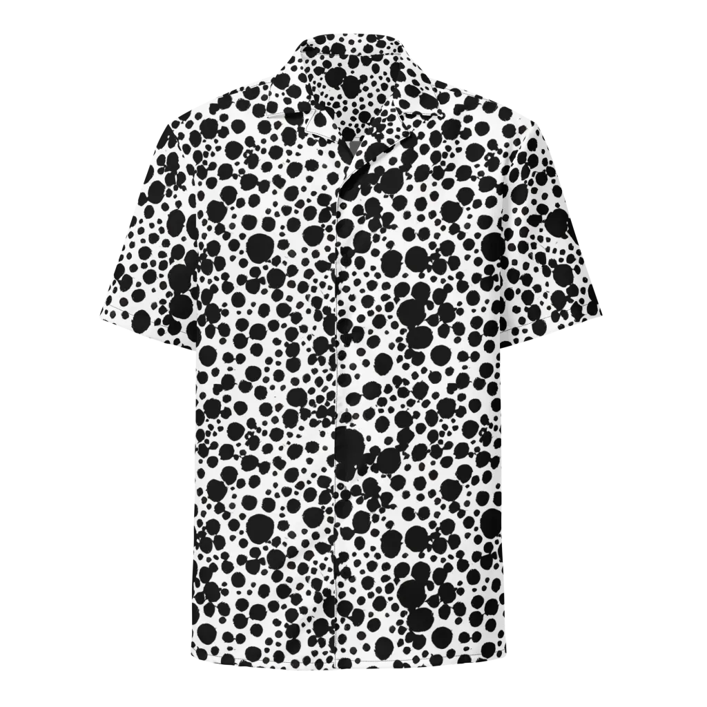 Dappled Shadow Dance on Button Shirt — Front