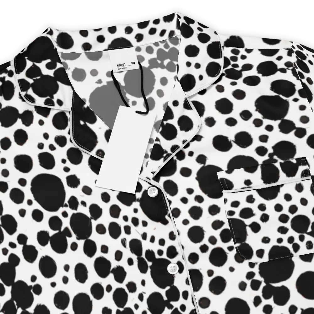 Dappled Shadow Dance on Women's Short Sleeve Pajama Top — Product details
