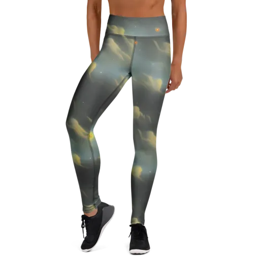 Dreamy Ascent on a Yoga Leggings