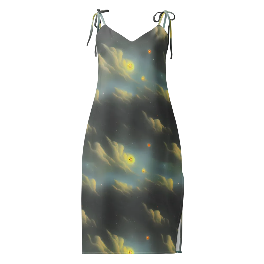 Dreamy Ascent on Slip Dress — Front
