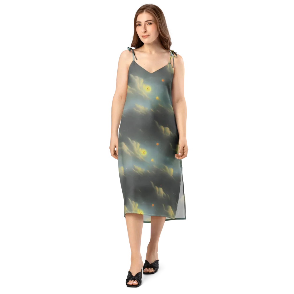 Dreamy Ascent on Slip Dress — Front
