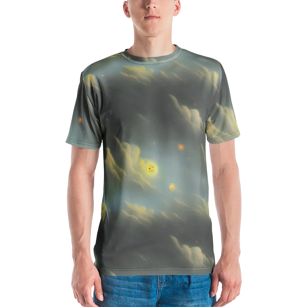 Dreamy Ascent on Men's Crew Neck T-Shirt — Front