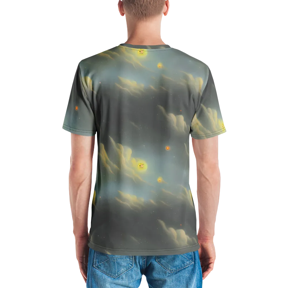 Dreamy Ascent on Men's Crew Neck T-Shirt — Back