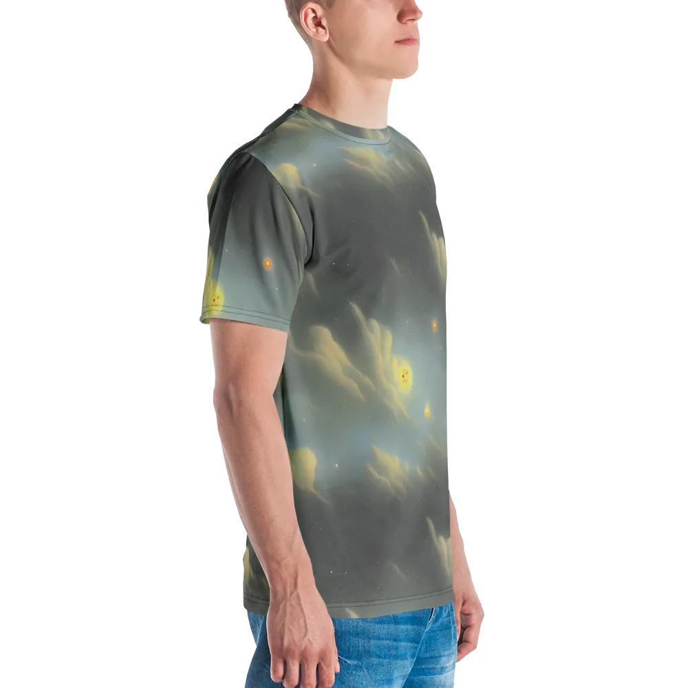 Dreamy Ascent on Men's Crew Neck T-Shirt — Right