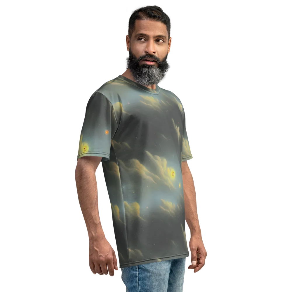 Dreamy Ascent on Men's Crew Neck T-Shirt — Right
