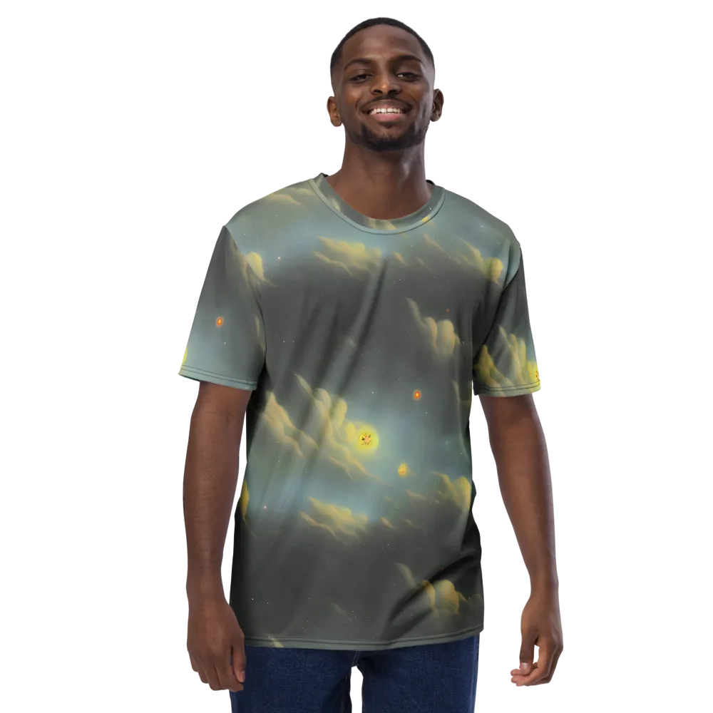 Dreamy Ascent on Men's Crew Neck T-Shirt — Front