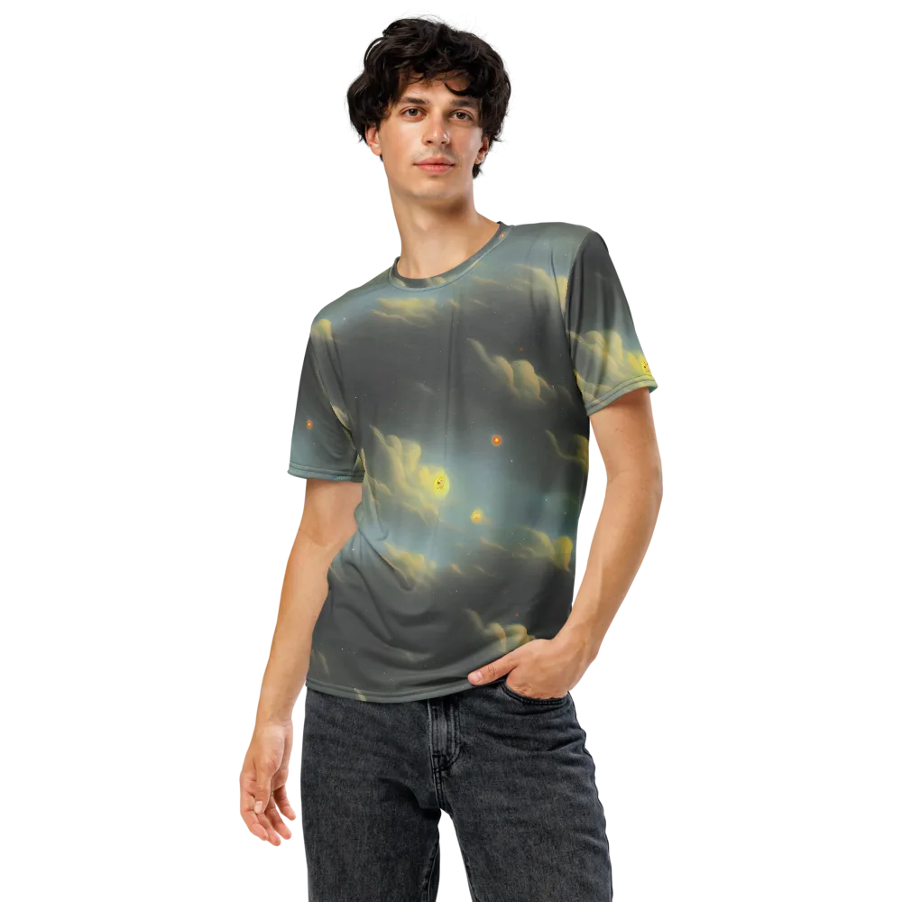 Dreamy Ascent on Men's Crew Neck T-Shirt — Front
