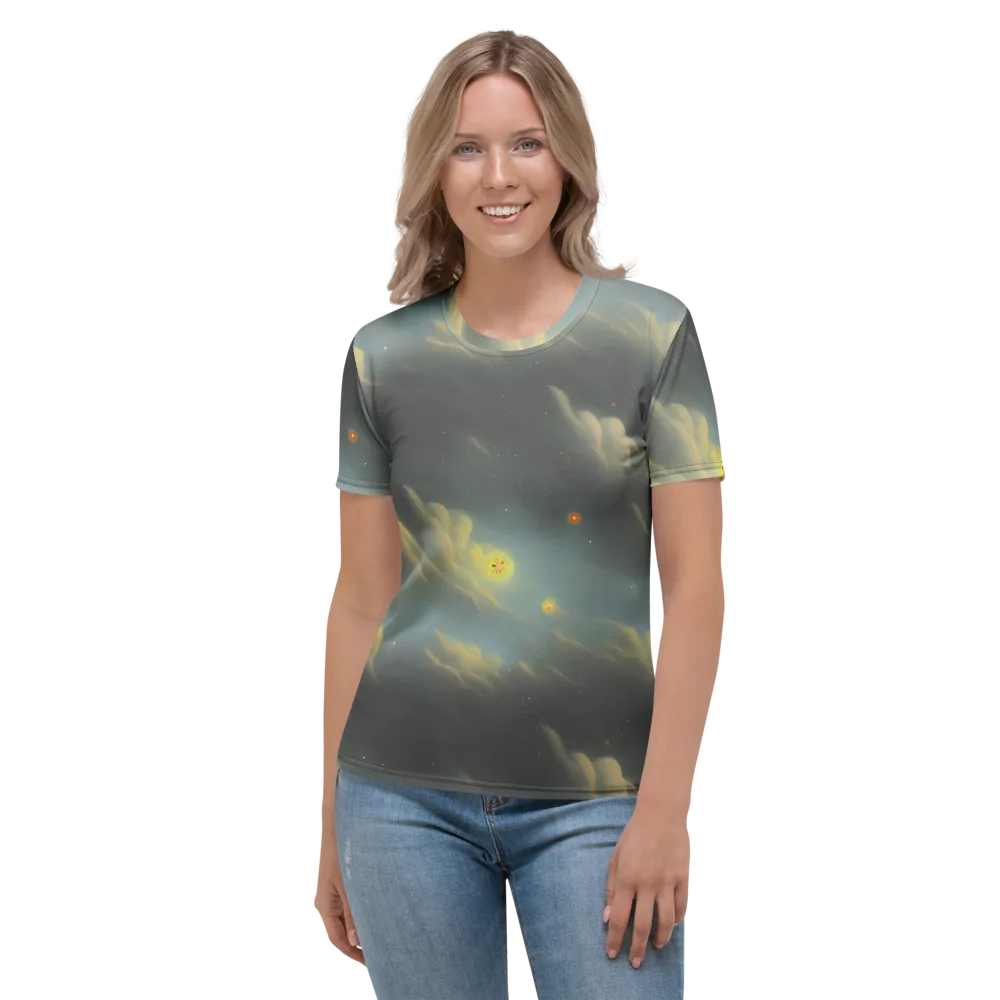 Dreamy Ascent on Women's Crew Neck T-Shirt — Front