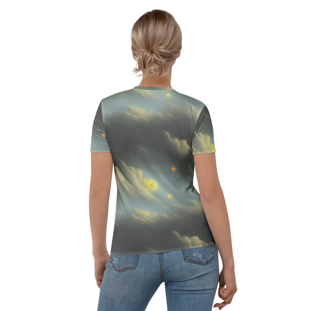 Dreamy Ascent on Women's Crew Neck T-Shirt — Back