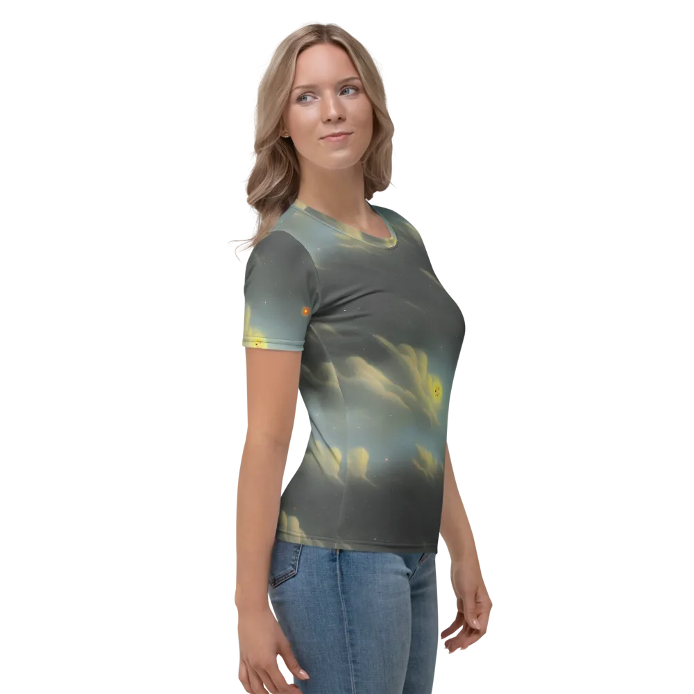 Dreamy Ascent on Women's Crew Neck T-Shirt — Right