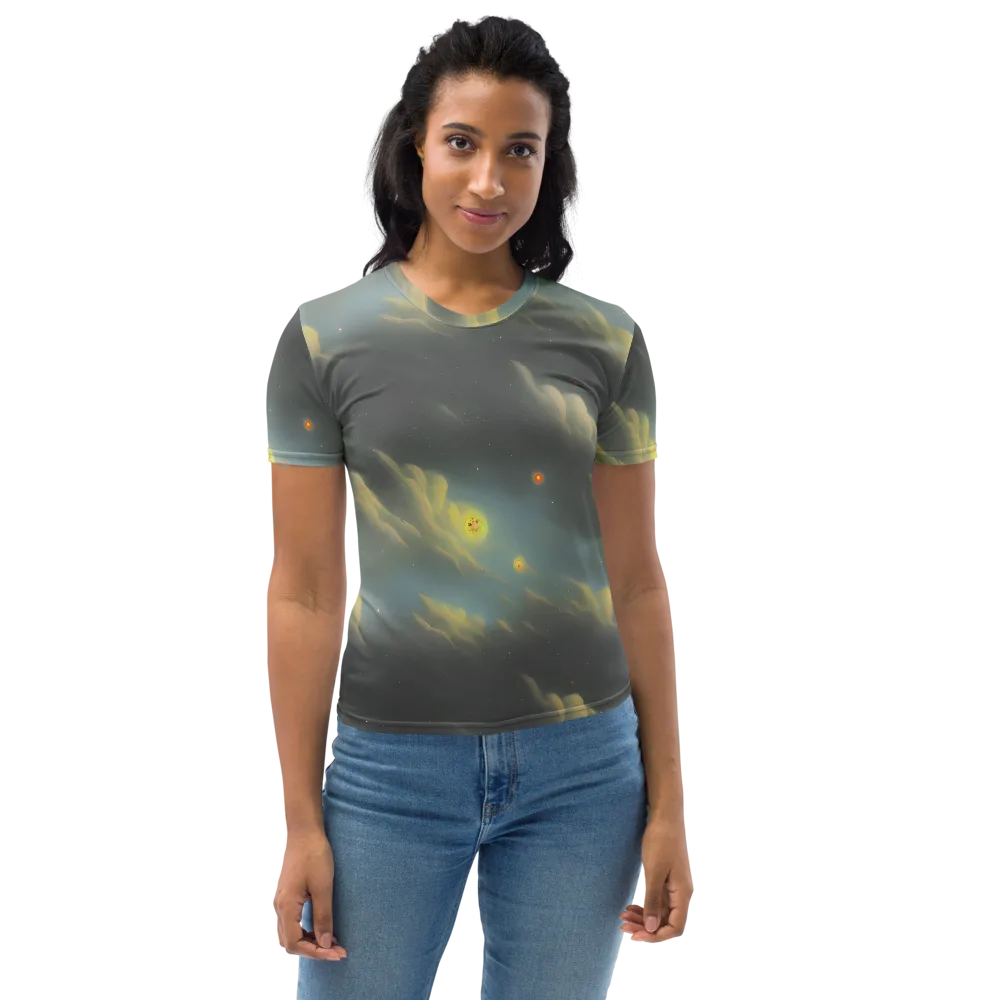 Dreamy Ascent on Women's Crew Neck T-Shirt — Front