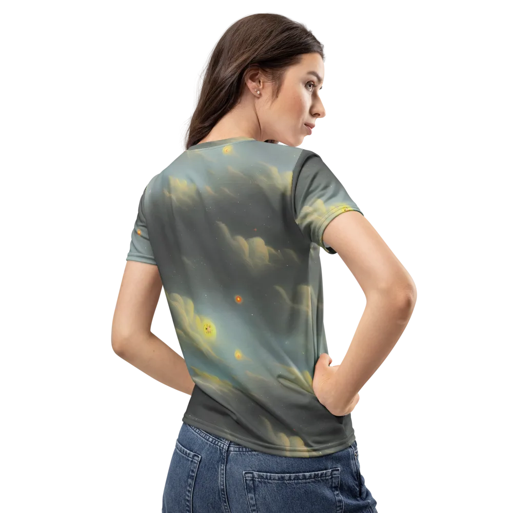 Dreamy Ascent on Women's Crew Neck T-Shirt — Back