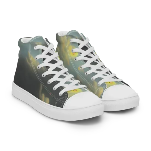 Dreamy Ascent on a Women's High Top Canvas Shoes