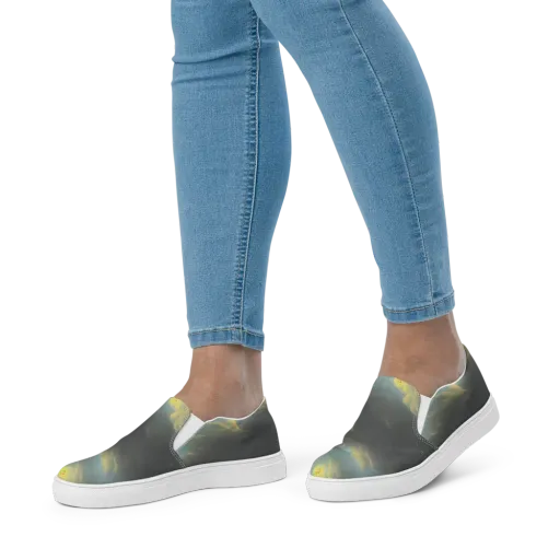Dreamy Ascent on a Women's Slip-On Canvas Shoes