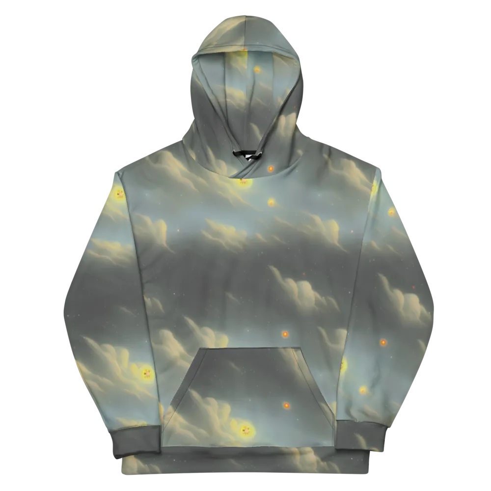 Dreamy Ascent on Cotton Hoodie — Front