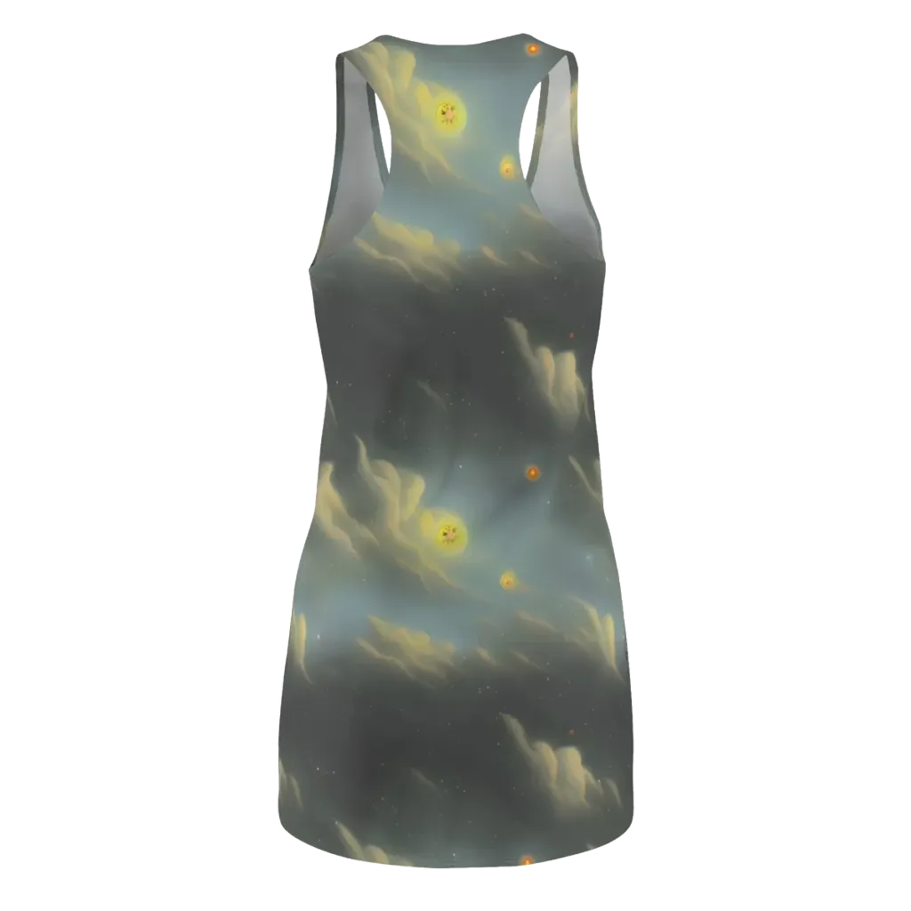 Dreamy Ascent on Racerback Dress — Back