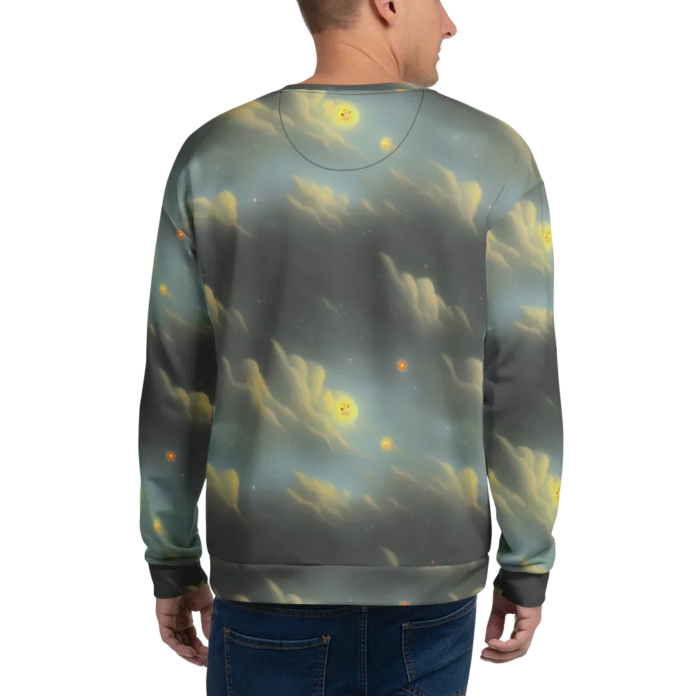 Dreamy Ascent on Sweatshirt — Back