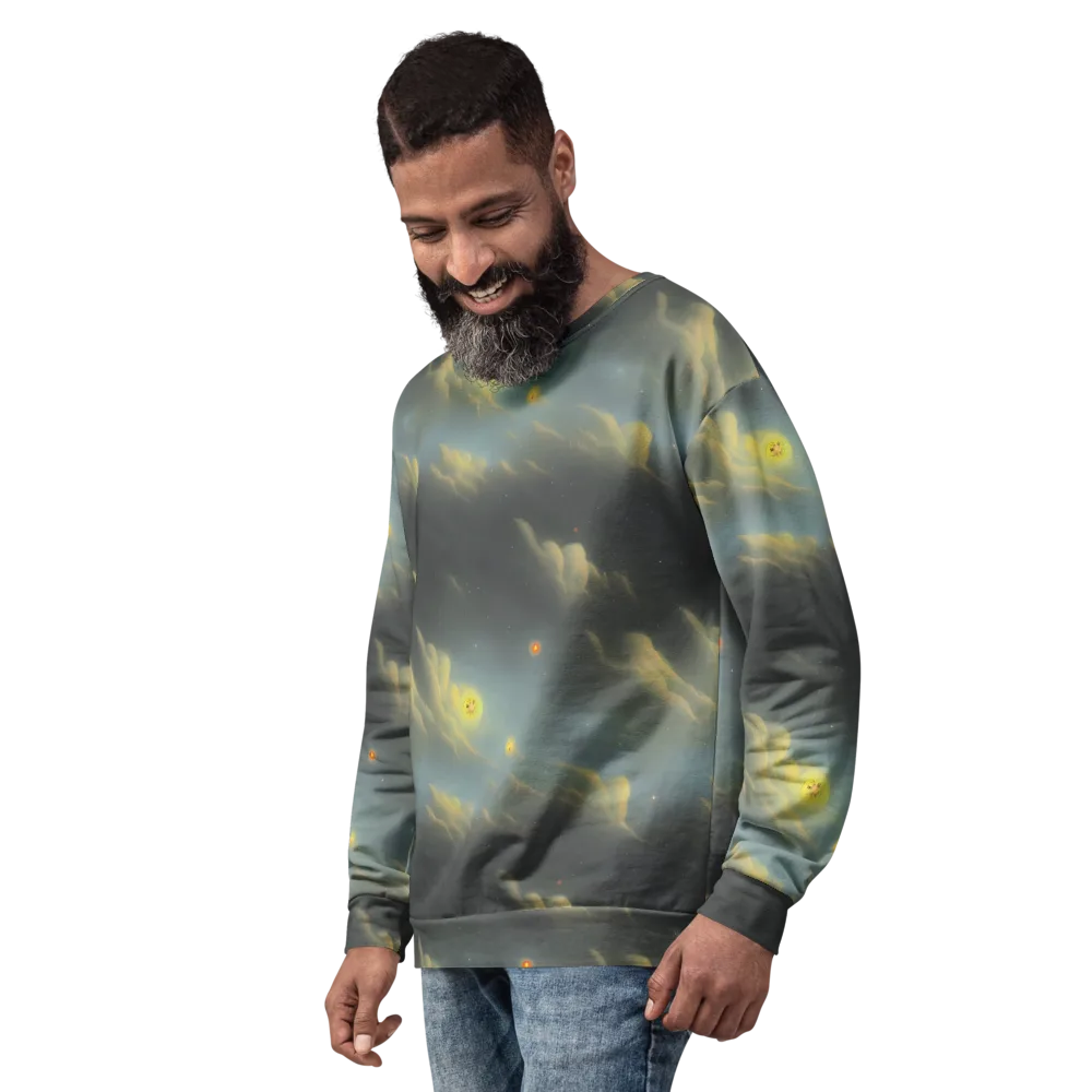 Dreamy Ascent on Sweatshirt — Left Front