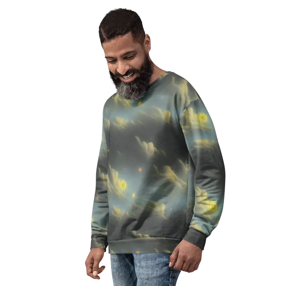 Dreamy Ascent on Sweatshirt — Left Front