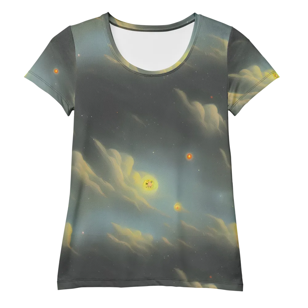 Dreamy Ascent on Women's Athletic T-Shirt — Front