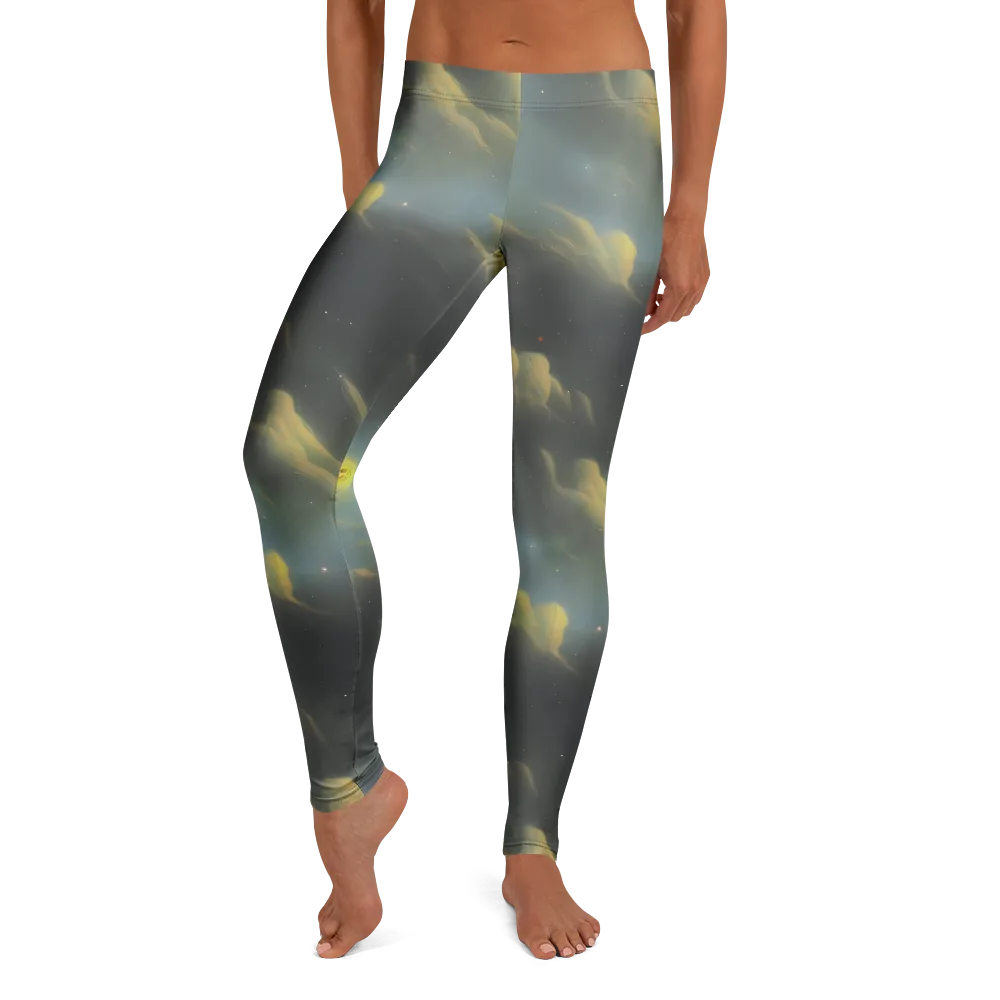 Dreamy Ascent on Leggings — Front
